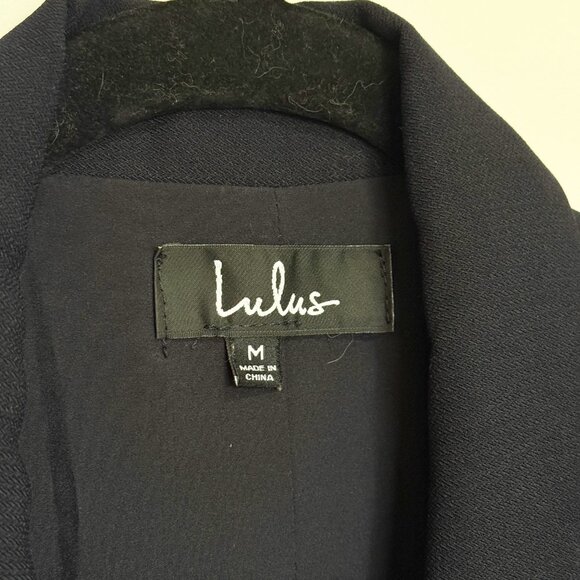 Navy Long Blazer - Picture 2 of 2